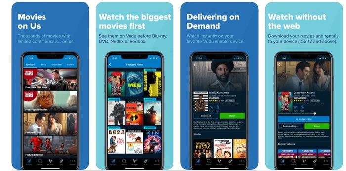 صورة لـ أفضل تطبيقات الأفلام المجانية لأجهزة iPhone | free-movie-app-iphone-vudu-DzTechs