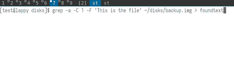 صورة لـ أفضل أدوات استعادة البيانات لنظام التشغيل Linux | linux-grep1-screenshot-clipped-DzTechs