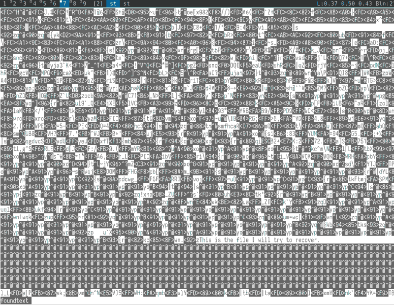 صورة لـ أفضل أدوات استعادة البيانات لنظام التشغيل Linux | linux-grep2-screenshot-8001-DzTechs