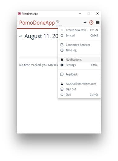 صورة لـ أفضل تطبيقات المُؤقت بتقنية Pomodoro لـ Windows لزيادة إنتاجيتك | pomodone2-DzTechs