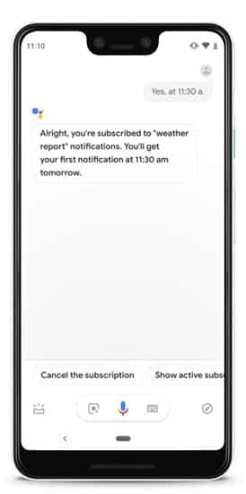 صورة لـ 10 حيل واختصارات سريعة لـ Google Assistant لتحل محل التطبيقات على Android الخاص بك | subscribe-to-weather-updates-1-DzTechs