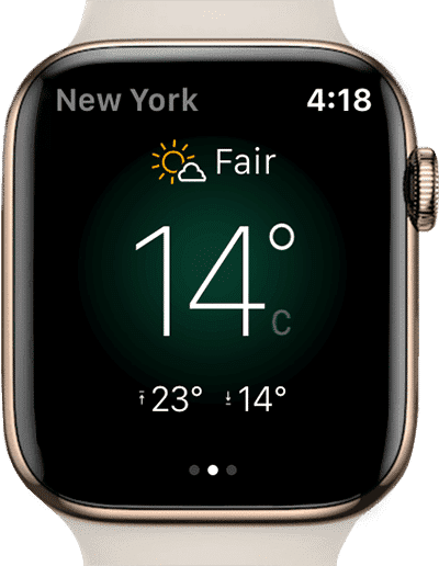 صورة لـ أفضل تطبيقات الطقس لـ Apple Watch | 3-4-min-DzTechs