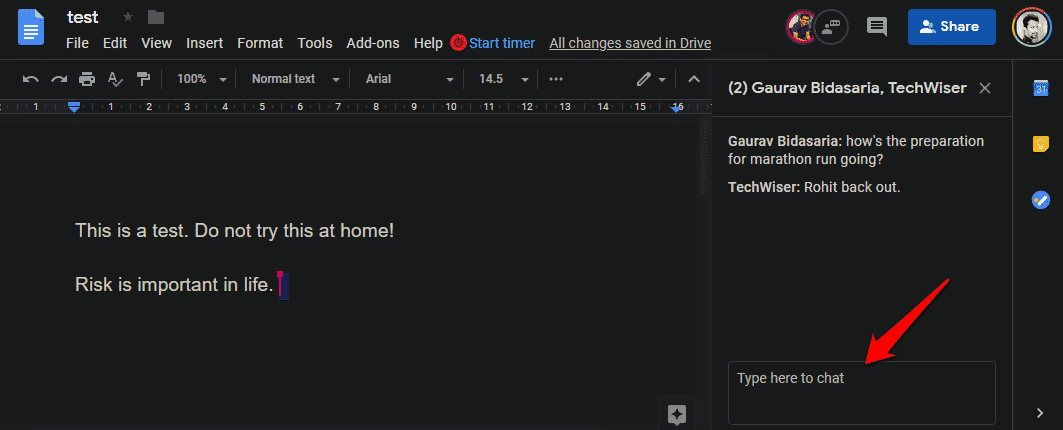 صورة لـ كيفية استخدام الدردشة في محرّر مستندات Google ولماذا يجب عليك ذلك | How-to-Chat-in-Google-Docs-and-Why-2-DzTechs