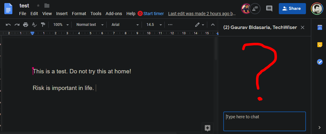 صورة لـ كيفية استخدام الدردشة في محرّر مستندات Google ولماذا يجب عليك ذلك | How-to-Chat-in-Google-Docs-and-Why-3-DzTechs
