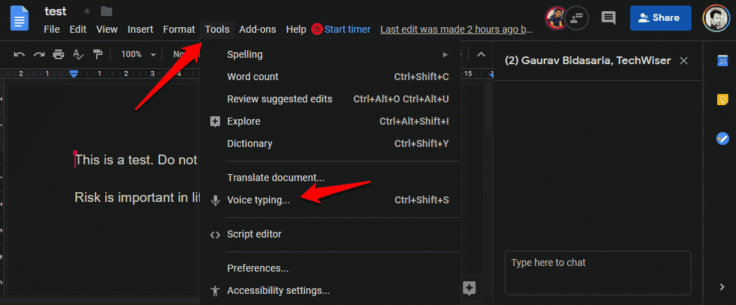صورة لـ كيفية استخدام الدردشة في محرّر مستندات Google ولماذا يجب عليك ذلك | How-to-Chat-in-Google-Docs-and-Why-4-DzTechs