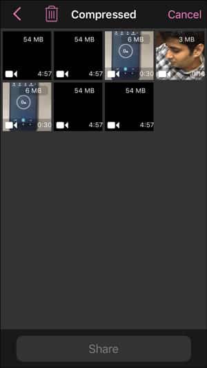 صورة لـ ضغط مقاطع الفيديو المُسجلة على الـ iPhone لإرسالها بالبريد الإلكتروني و WhatsApp | IMG_0167-DzTechs
