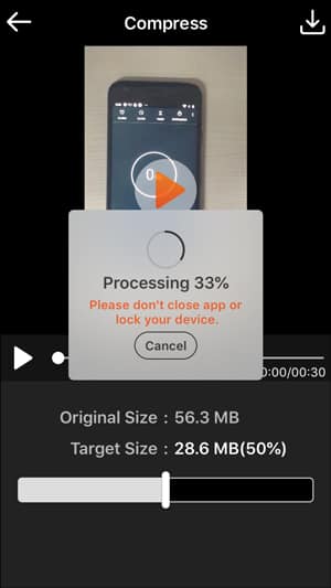 صورة لـ ضغط مقاطع الفيديو المُسجلة على الـ iPhone لإرسالها بالبريد الإلكتروني و WhatsApp | IMG_0180-DzTechs