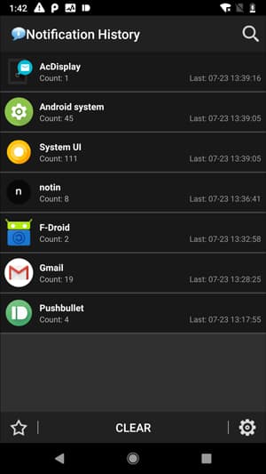 صورة لـ أفضل تطبيقات الإشعارات لنظام Android (2023) | Notification-History-DzTechs