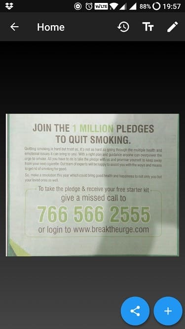 صورة لـ أفضل تطبيقات التعرف الضوئي على الحروف لنظام Android | PDF-scanner-min-DzTechs