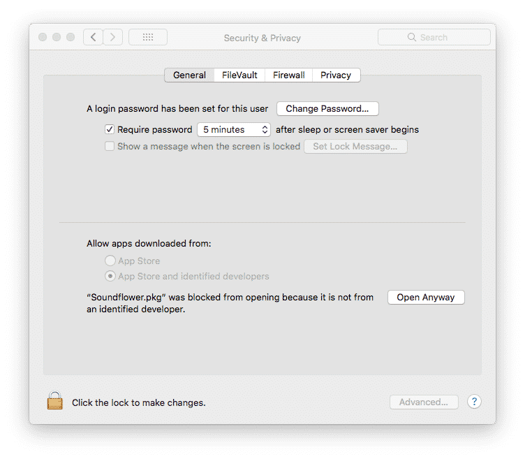صورة لـ [إصلاح] فشل تثبيت Soundflower: كيفية تسجيل الصوت الداخلي على Mac | Screen-Shot-2018-07-27-at-6.14.34-PM-DzTechs