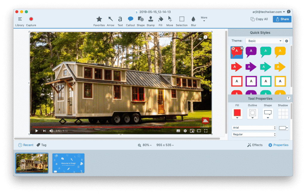 صورة لـ أفضل التطبيقات لعمل لقطة شاشة على الـ Mac | Screenshot-2019-05-15-at-12.15.16-PM-1024x649-min-DzTechs