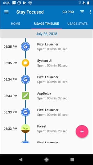 صورة لـ أفضل 10 تطبيقات لمساعدتك على الإبتعاد عن هاتفك | Screenshot_20180726-183520-DzTechs