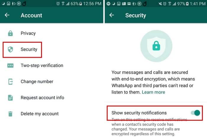 صورة لـ الاحتياطات الأمنية على WhatsApp التي يجب أن تستخدمها | Whats-Notifications-DzTechs