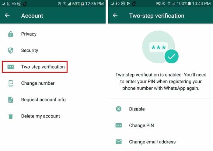 صورة لـ الاحتياطات الأمنية على WhatsApp التي يجب أن تستخدمها | Whats-TwoStep-DzTechs