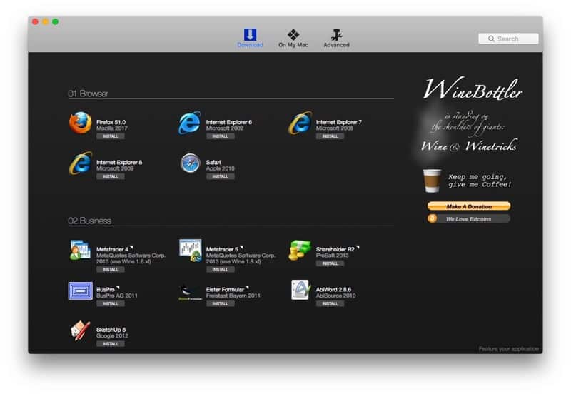صورة لـ كيفية تشغيل Windows على MacBook Pro و iMac (7 طرق) | WineBottler-DzTechs