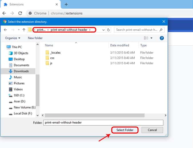 صورة لـ كيفية طباعة رسائل البريد الإلكتروني من Gmail دون خيارات الرأس | browse-unpacked-extension-min-DzTechs