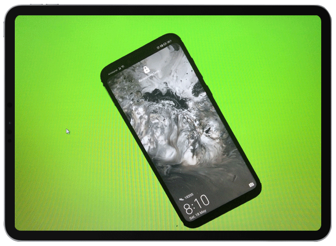 صورة لـ أفضل تطبيقات الشاشة الخضراء لـ iPad Pro | chromavid-gif-DzTechs