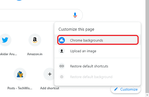 صورة لـ كيفية تعيين خلفية مخصصة على شاشة Google Chrome الرئيسية | chrome-backgrounds-min-DzTechs