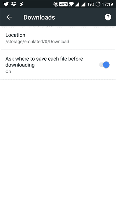 صورة لـ 12 من أفضل أعلام Chrome لنظام Android ولماذا تحتاج إليها | chrome-download-toggle-option-DzTechs