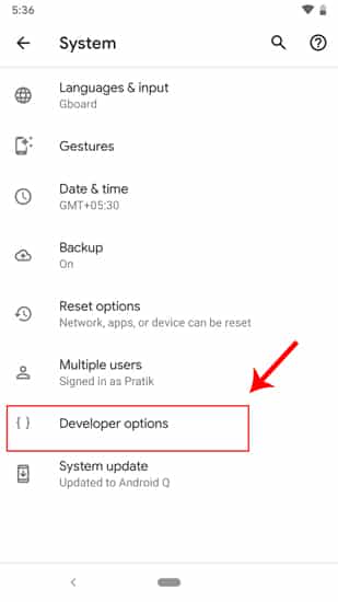 صورة لـ كيفية تخطي الأغاني على Android باستخدام أزرار الصوت عند إيقاف تشغيل الشاشة | developer_option_tap-DzTechs