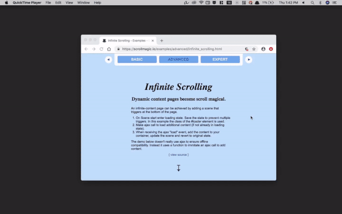 صورة لـ كيفية إيقاف التمرير اللانهائي لموقع معين | ezgif.com-resize-DzTechs