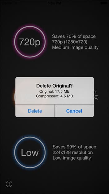 صورة لـ ضغط مقاطع الفيديو المُسجلة على الـ iPhone لإرسالها بالبريد الإلكتروني و WhatsApp | fbm3-DzTechs