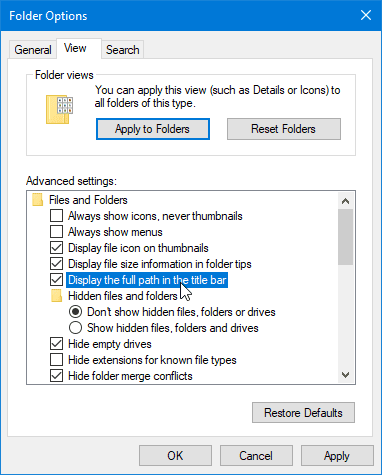 صورة لـ بعض تلميحات مُستكشف الملفات المفيدة في Windows التي يجب عليك مراعاتها | file-explorer-tips-04-full-path-DzTechs