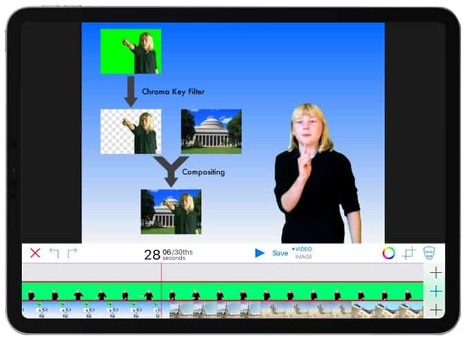 صورة لـ أفضل تطبيقات الشاشة الخضراء لـ iPad Pro | green-screen-by-do-ink-min-DzTechs