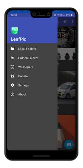 صورة لـ أفضل التطبيقات البديلة لـ QuickPic لنظام Android | leafPic-Slider-min-DzTechs