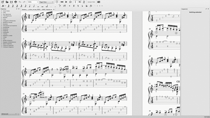 صورة لـ 7 من أفضل تطبيقات نظام Linux الأساسية لعازفي الجيتار | linux-apps-for-guitarists-musescore-DzTechs
