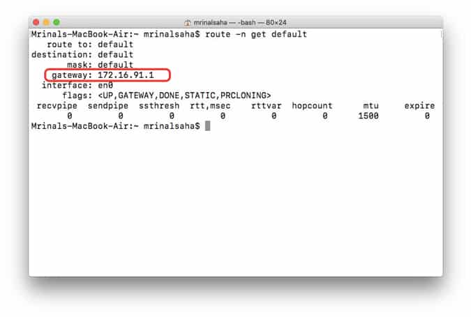 صورة لـ كيفية تعزيز شبكة Wi-Fi الخاصة بك باستخدام جهاز التوجيه القديم | mac_gateway_address-DzTechs