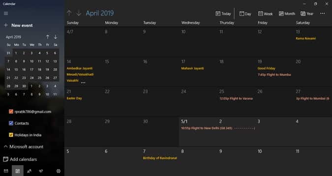 صورة لـ أفضل بدائل Outlook المجانية لنظام التشغيل Windows 10 | mail-calendar-min-DzTechs