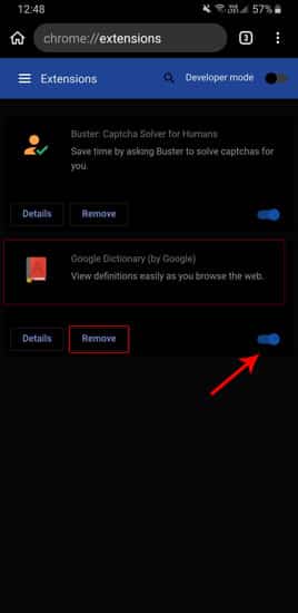 صورة لـ كيفية تثبيت إضافات Chrome لسطح المكتب على نظام Android | manage-extensions-DzTechs
