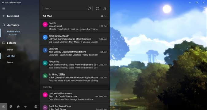 صورة لـ أفضل بدائل Outlook المجانية لنظام التشغيل Windows 10 | microsoft-mail-min-DzTechs