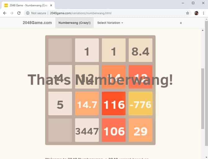 صورة لـ أفضل الألعاب البديلة لـ 2048 ولكنها أكبر وأفضل | numberwang-min-DzTechs