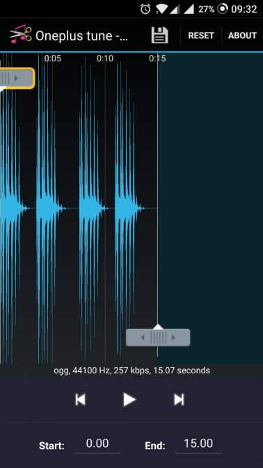 صورة لـ 7 من أفضل تطبيقات صنع وإنشاء النغمات لنظام Android | ringdroid-DzTechs