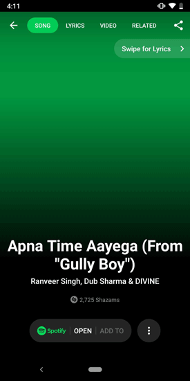 صورة لـ 5 طرق لتحديد اسم الأغاني التي يتم تشغيلها بالقرب منك | shazam-song-info-DzTechs