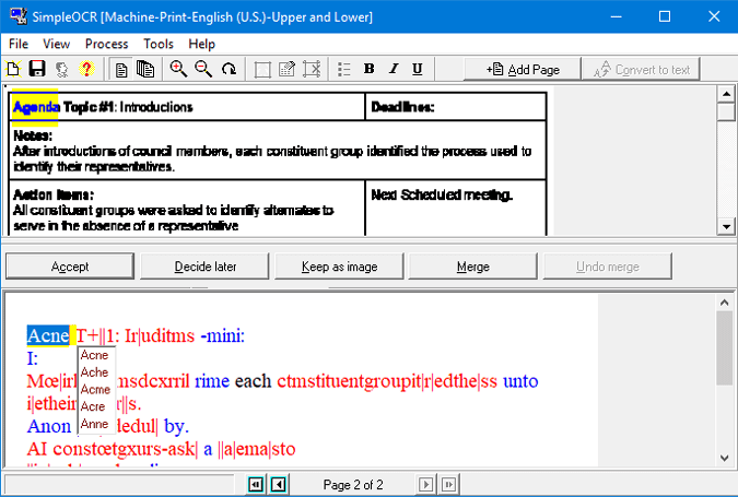 صورة لـ أفضل التطبيقات المجانية للتعرف الضوئي على الحروف لنظام Windows 10 | simpleOCr-sample2-min-DzTechs