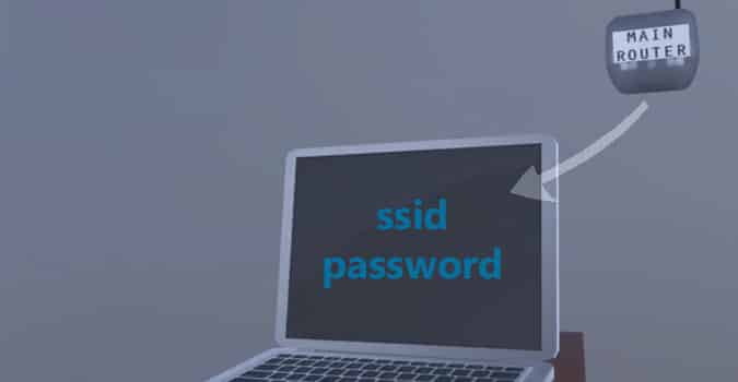 صورة لـ كيفية تعزيز شبكة Wi-Fi الخاصة بك باستخدام جهاز التوجيه القديم | ssid_password_animation-DzTechs