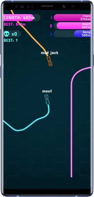 صورة لـ أفضل الألعاب البديلة مثل Slither.io بدون أي تأخير أو تعليق | tron-min-DzTechs