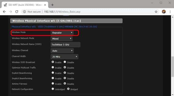 صورة لـ كيفية تعزيز شبكة Wi-Fi الخاصة بك باستخدام جهاز التوجيه القديم | wireless_mode_router-DzTechs