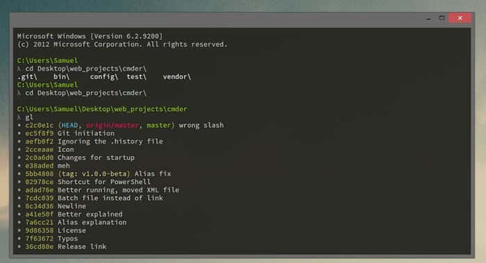 صورة لـ أفضل محاكيات Terminal لنظام التشغيل Windows 10 | 5-best-terminal-emulators-cmder-min-DzTechs