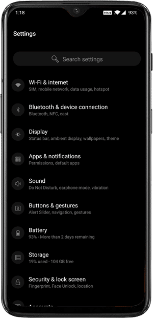 صورة لـ مجموعة تطبيقات Android التي تحتوي على الوضع المظلم (+20 تطبيق) | 6t-min-DzTechs