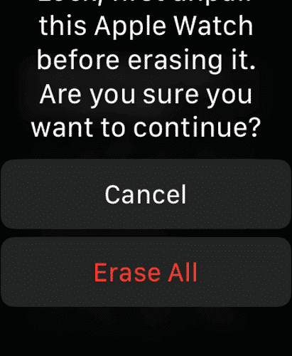 صورة لـ كيفية إلغاء الإقتران واستعادة بيانات Apple Watch الخاصة بك | Apple-Watch-Unpair-erase-all-min-DzTechs