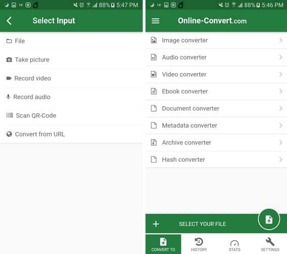 صورة لـ 4 تطبيقات تحويل الملفات يجب أن تكون لديك على Android | Convert-Green-min-DzTechs