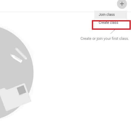 صورة لـ برنامج Google Classroom التعليمي: مُقدمة شاملة | Create-class-Google-classroom-min-DzTechs