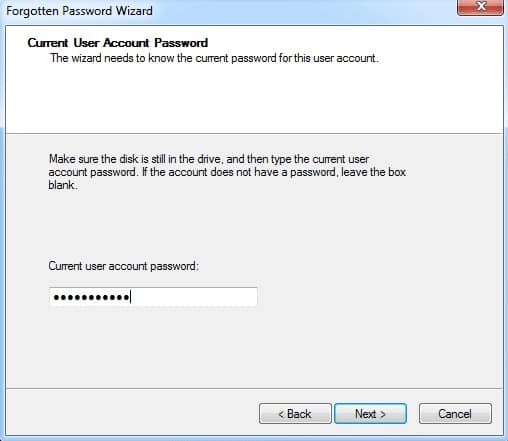 صورة لـ كيفية إنشاء قرص إعادة تعيين كلمة المرور في Windows 10 باستخدام محرك USB | Current-user-account-password-min-DzTechs