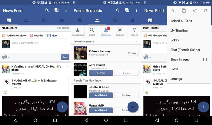 صورة لـ 7 تطبيقات بديلة لـ Facebook لنظام Android التي هي أفضل من التطبيق الرسمي | Facebook-App-Alternatives-Facebook-Lite-min-DzTechs