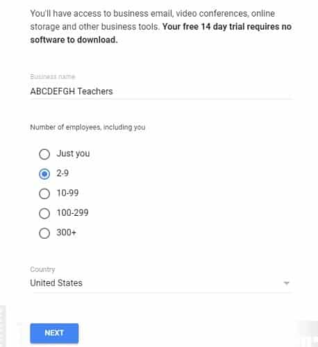 صورة لـ برنامج Google Classroom التعليمي: مُقدمة شاملة | Gsuite-account-creation-min-DzTechs