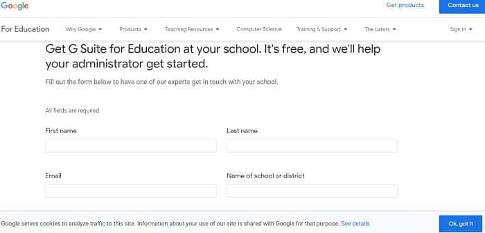صورة لـ برنامج Google Classroom التعليمي: مُقدمة شاملة | Gsuite-for-education-min-DzTechs